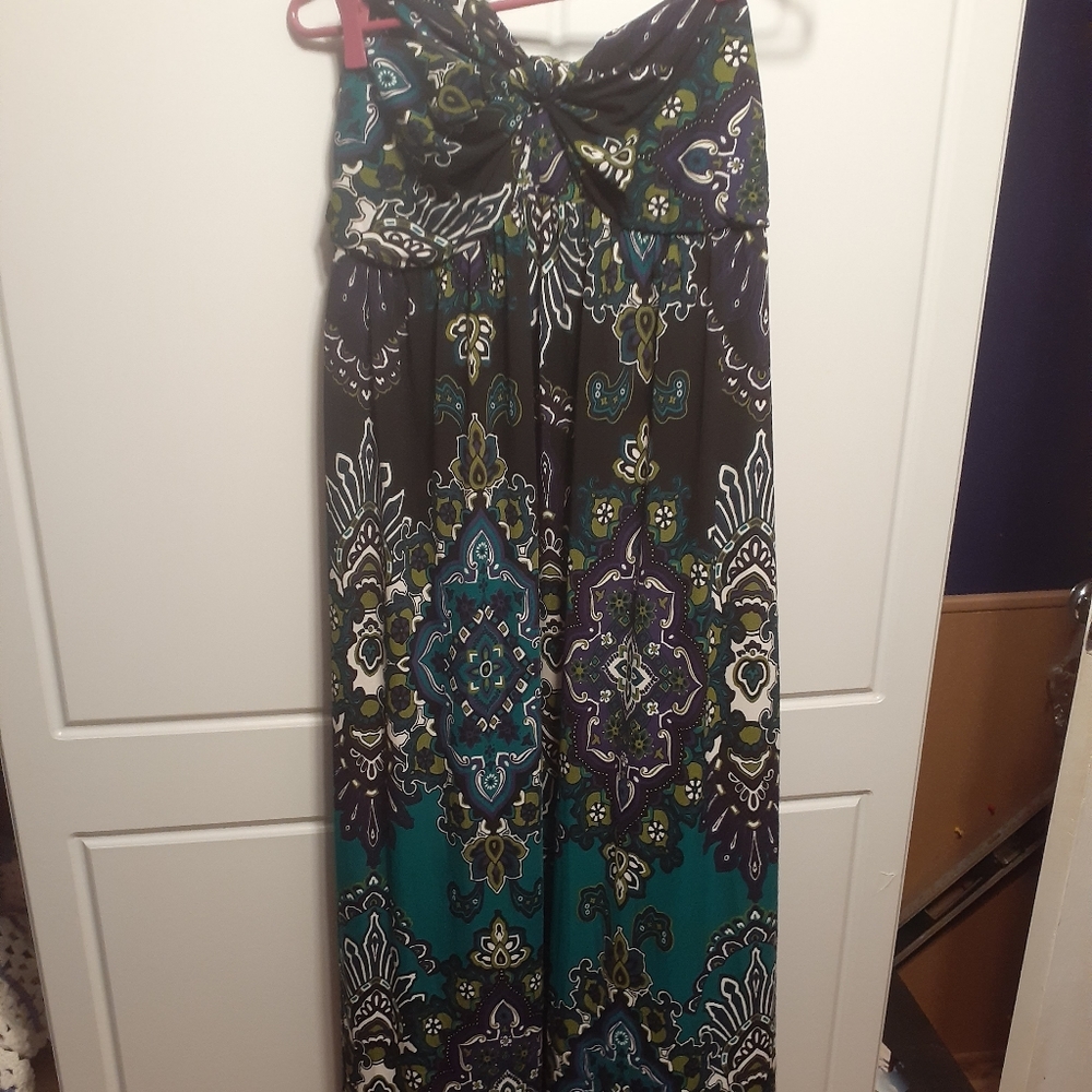 Boho Print Maxi Dress